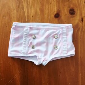 Janie and Jack 12-18m Pink Checkered Bikini Bottom
